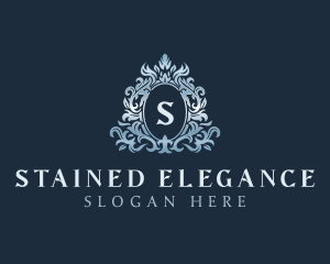 Elegant Ornament Wreath logo design