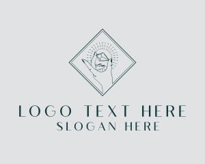 Hand - Luxury Diamond Accessory logo design