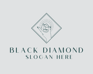 Luxury Diamond Accessory  logo design