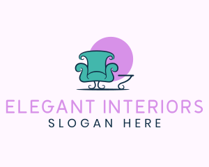 Chair Furniture Interior logo design