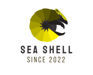 Shell - Yellow Armadillo Shell logo design