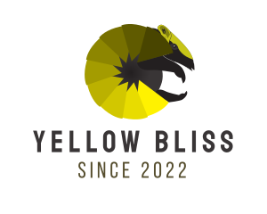 Yellow - Yellow Armadillo Shell logo design