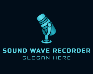 Recorder - Sound Recorder Microphone logo design