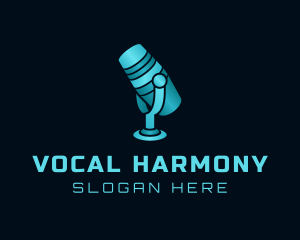 Voice - Sound Recorder Microphone logo design