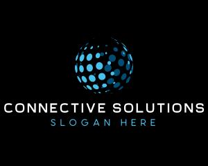 Global Network Communication logo design