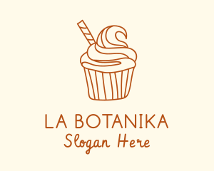 Sweet Pastry Cupcake Logo