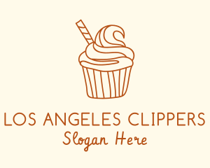 Sweet Pastry Cupcake Logo