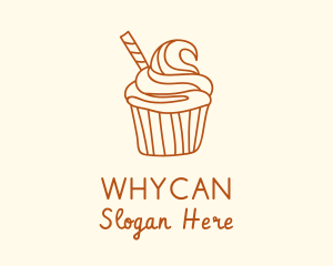 Sweet Pastry Cupcake Logo