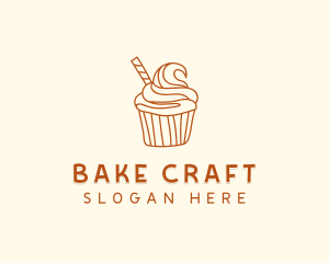 Sweet Pastry Cupcake logo design