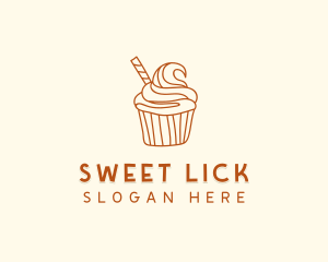 Sweet Pastry Cupcake logo design