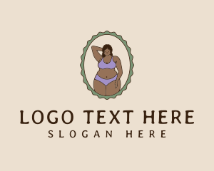 Lingerie - Sexy Swimwear Emblem logo design
