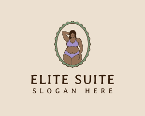 Sexy Swimwear Emblem logo design