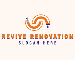 Renovation - Handyman Paint Renovation logo design