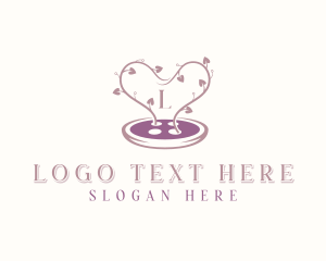 Alteration - Heart Button Handmade logo design