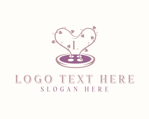 Fashion - Heart Button Handmade logo design