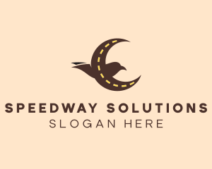 Roadway - Bird Moon Road logo design