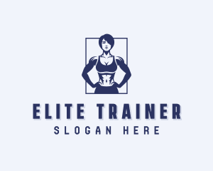 Strong Woman Fitness logo design