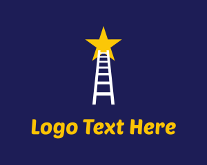 Yellow - Star Ladder Goal logo design