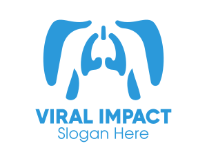 Infection - Human Respiratory System logo design