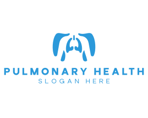 Pulmonary - Human Respiratory System logo design