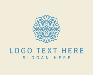 Pattern - Ornamental Floral Emblem logo design