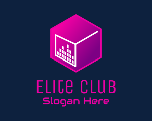 Club - Cube Music Club logo design