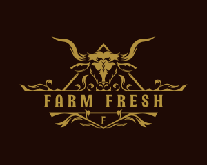 Bull Ranch Farm logo design