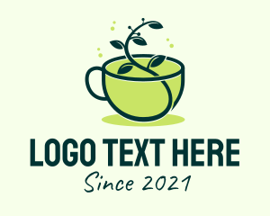 Cafeteria - Organic Coffee Plant logo design