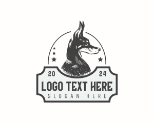 Dobermann Dog Breeder logo design