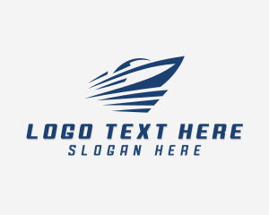 Cruise - Speedboat Travel Cruise logo design