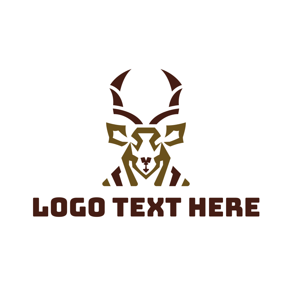 brown-antelope-antlers-logo-brandcrowd-logo-maker