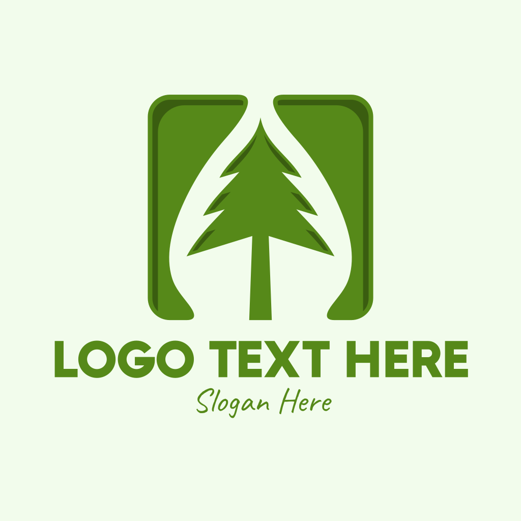 Green Forest Tree App Logo | BrandCrowd Logo Maker