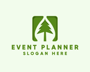 Tundra - Green Forest Tree App logo design