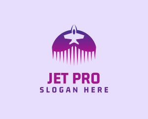 Military Jet Pilot logo design