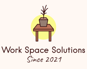 Desk - Desk Plant Homeware logo design