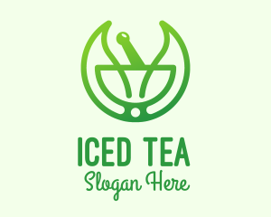 Green Herbal Healing logo design