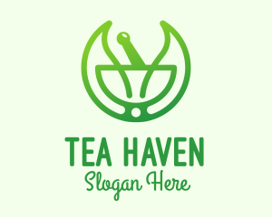 Green Herbal Healing logo design