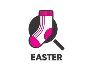 Magnifier - Sock Finder Magnifier logo design