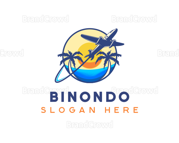 Airplane Travel Agency Logo