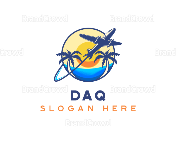 Airplane Travel Agency Logo