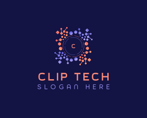 Tech Circuitry Program logo design