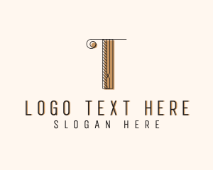 Tailor - Fashion Boutique Letter T logo design