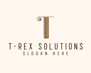 Fashion Boutique Letter T logo design