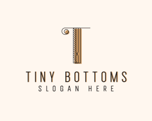 Fashion Boutique Letter T logo design