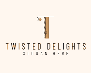 Fashion Boutique Letter T logo design