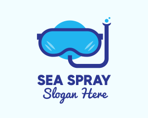 Sea Snorkeling Gear logo design