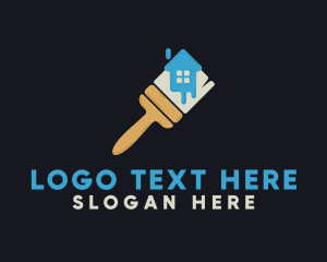House Painting Contractor Logo