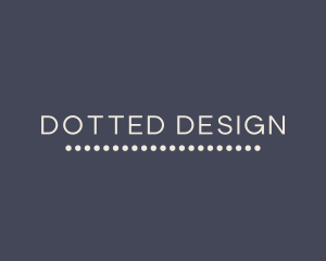 Dotted - Dotted Line Business logo design