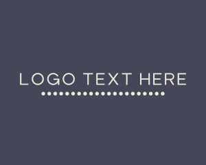 Simple - Dotted Line Business logo design