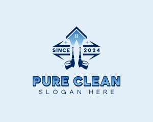 Cleaning Pressure Washer logo design